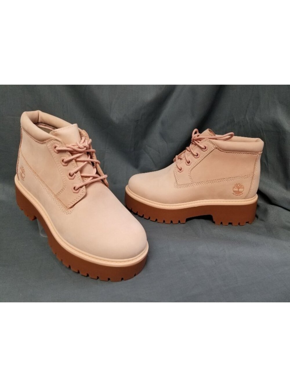 Timberland Nellie Stonestreet (GS) Platform Boots Pink Girls Size 6 NEW NO BOX!